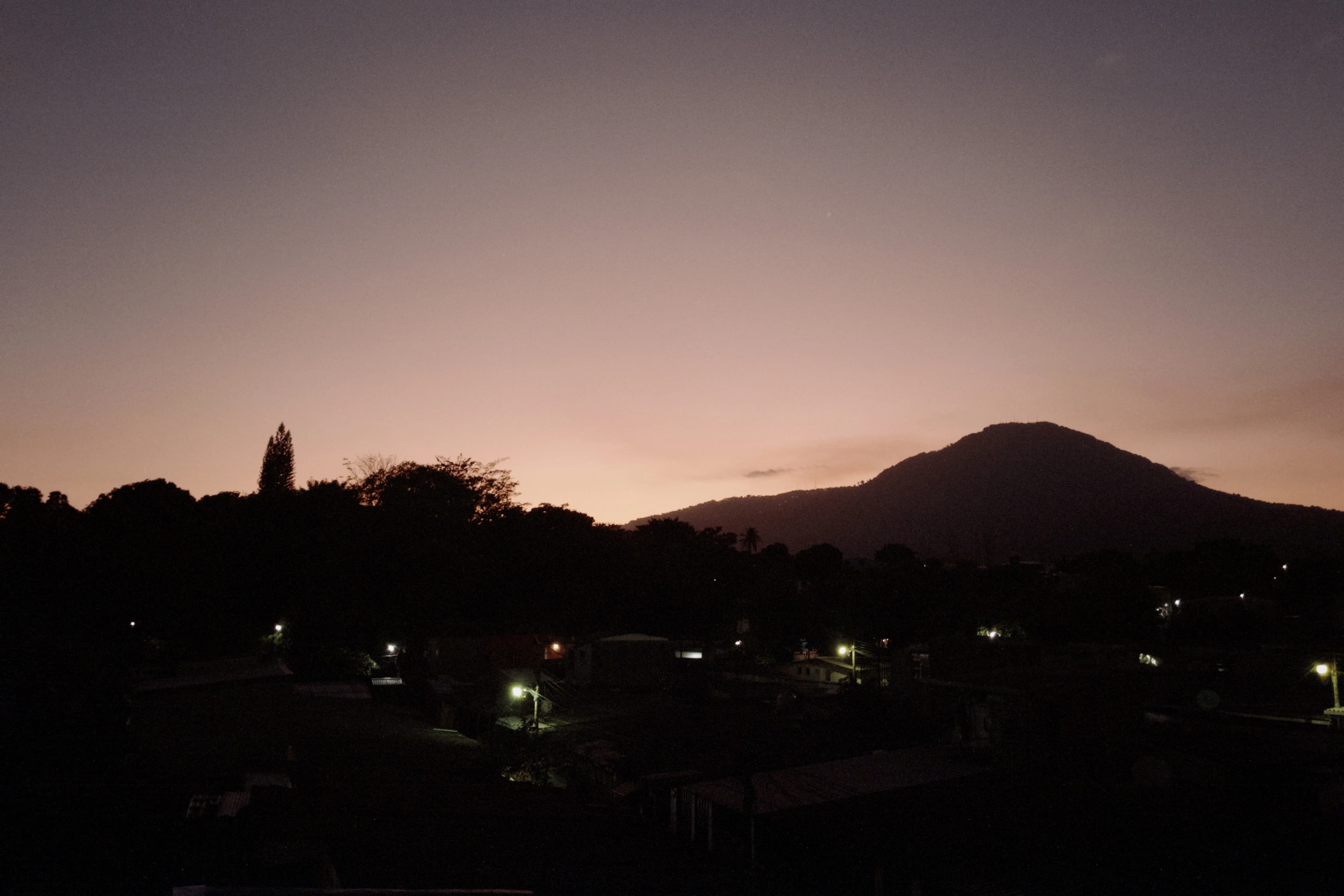 Views from my house at sunset